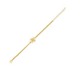 trueBrowns Auspicious Swastik Gold-Polished Bracelet Style Rakhi - Distacart