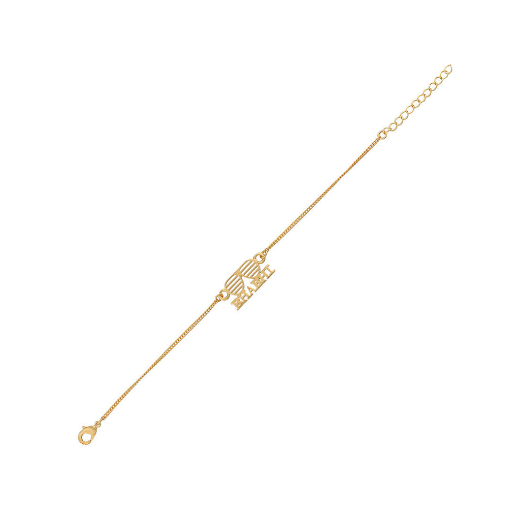 trueBrowns Gold Tone Bhabhi Bracelet Rakhi - Distacart