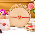 trueBrowns X Voylla Red Enamel And Gold Rudra-Tilaka Rakhi For Brother - Distacart