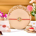 trueBrowns X Voylla Abstract Mosaic Multi-Color Enamel Rakhi For Brother - Distacart