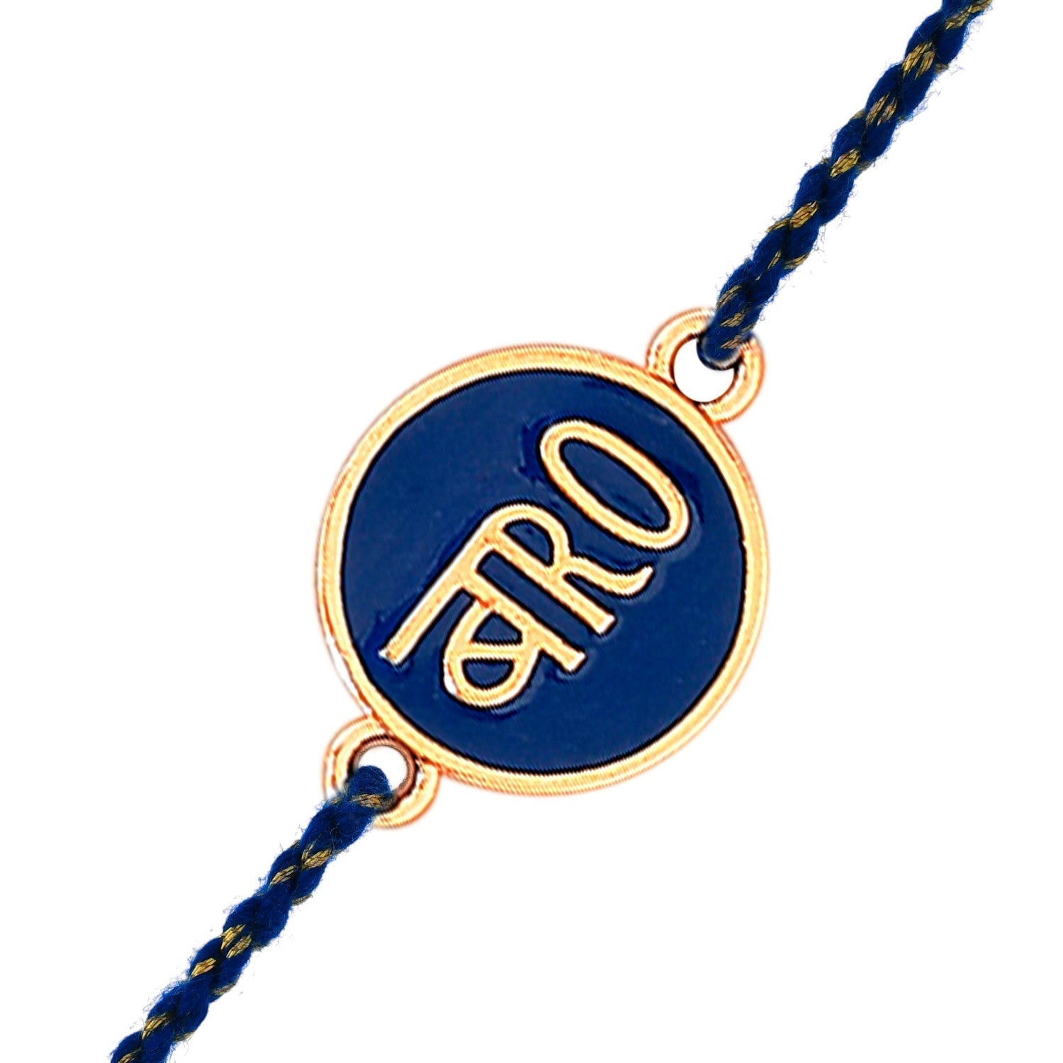 trueBrowns X Voylla Blue Enamel Bro Rakhi For Brother - Distacart