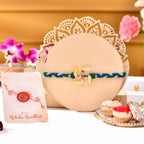 trueBrowns X Voylla Gold Navratan Swastik Rakhi For Brother - Distacart