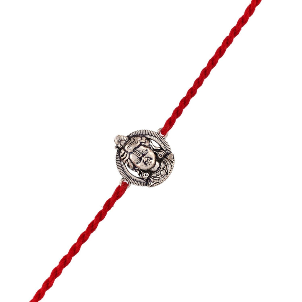 trueBrowns X Voylla Ram Lalla Silver Oxidised Rakhi For Brother - Distacart