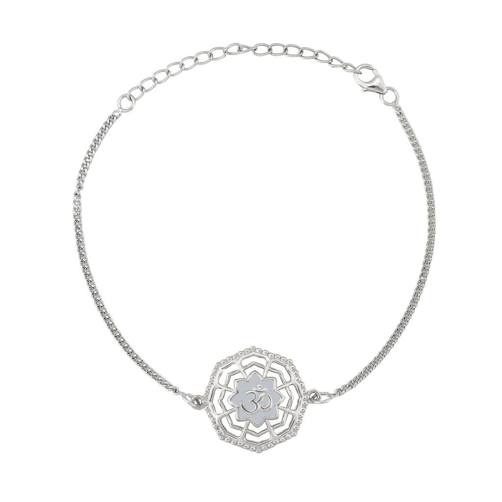 trueBrowns Sterling Silver Filigree Om Rakhi - Distacart