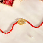 trueBrowns Sterling Silver Red "Bhai" Floral Rakhi - Distacart