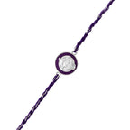 trueBrowns Sterling Silver Purple Ganesha Rakhi - Distacart