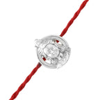 trueBrowns 925 Sterling Silver Precious Lord Shiva Thread Rakhi - Distacart