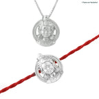 trueBrowns 925 Sterling Silver Precious Lord Shiva Thread Rakhi - Distacart