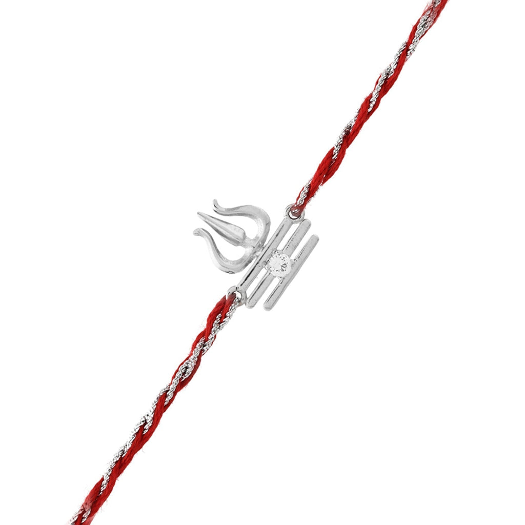 trueBrowns X Voylla Sterling Silver Trishul Rakhi - Distacart