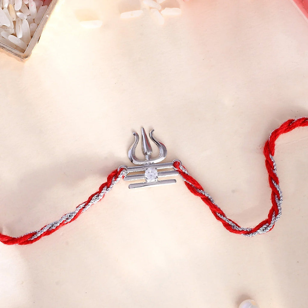 trueBrowns X Voylla Sterling Silver Trishul Rakhi - Distacart