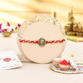 trueBrowns X Voylla Ram Lalla Gold Oxidised Rakhi For Brother - Distacart