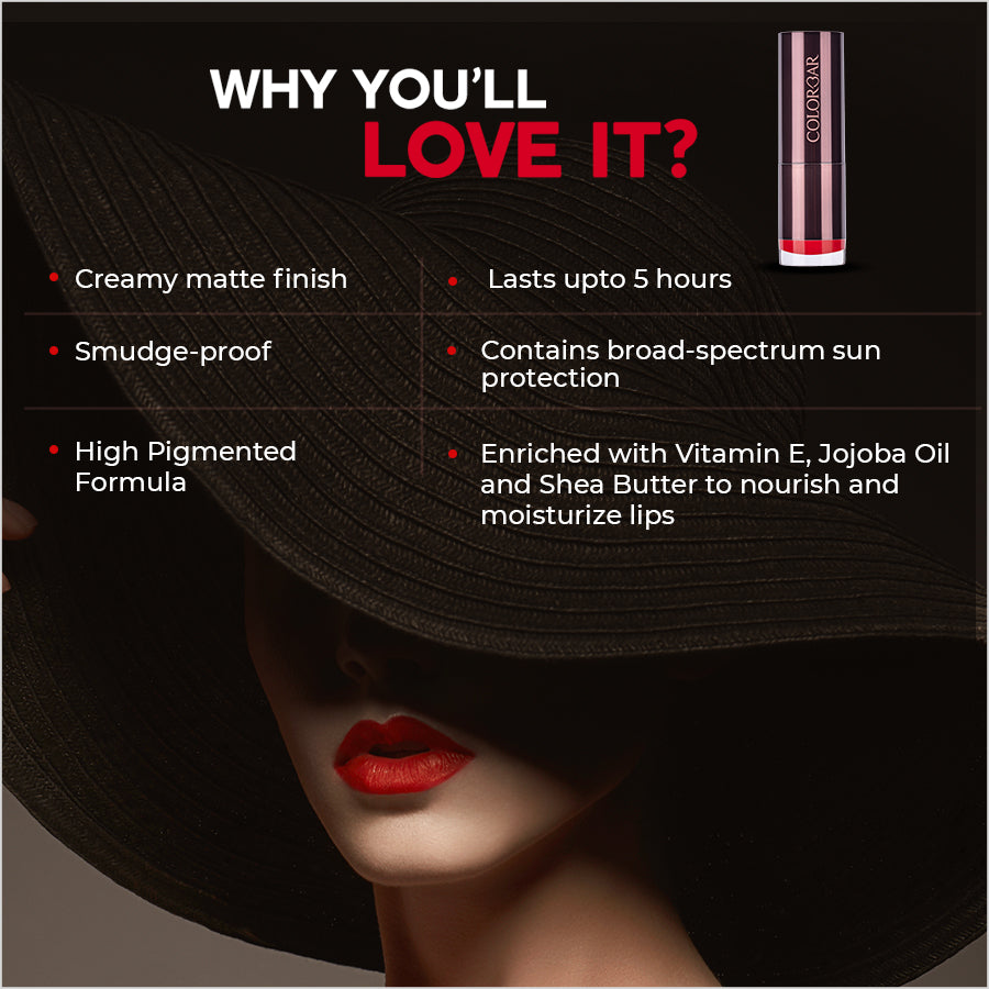 Colorbar Velvet Matte Lipstick Bare -58