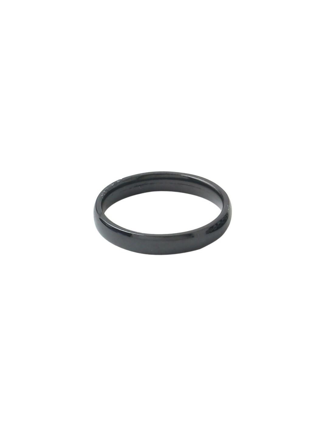 NVR Men's Set of 2 Black Rhodium-Plated Finger Ring