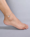 VOJ Women Dimond Silver Plated Anklets - Distacart