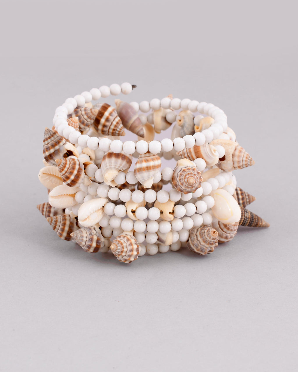 VOJ Women Silver Tone White Artificial Beads Bracelet - Distacart