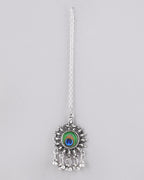VOJ Women Silver Plated Maang Tikka - Distacart