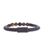 VOJ Men Leather Cuff Bracelet - Distacart