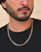 VOJ Men Dual-Plated Stainless Steel Linked Fashionable Chain - Distacart