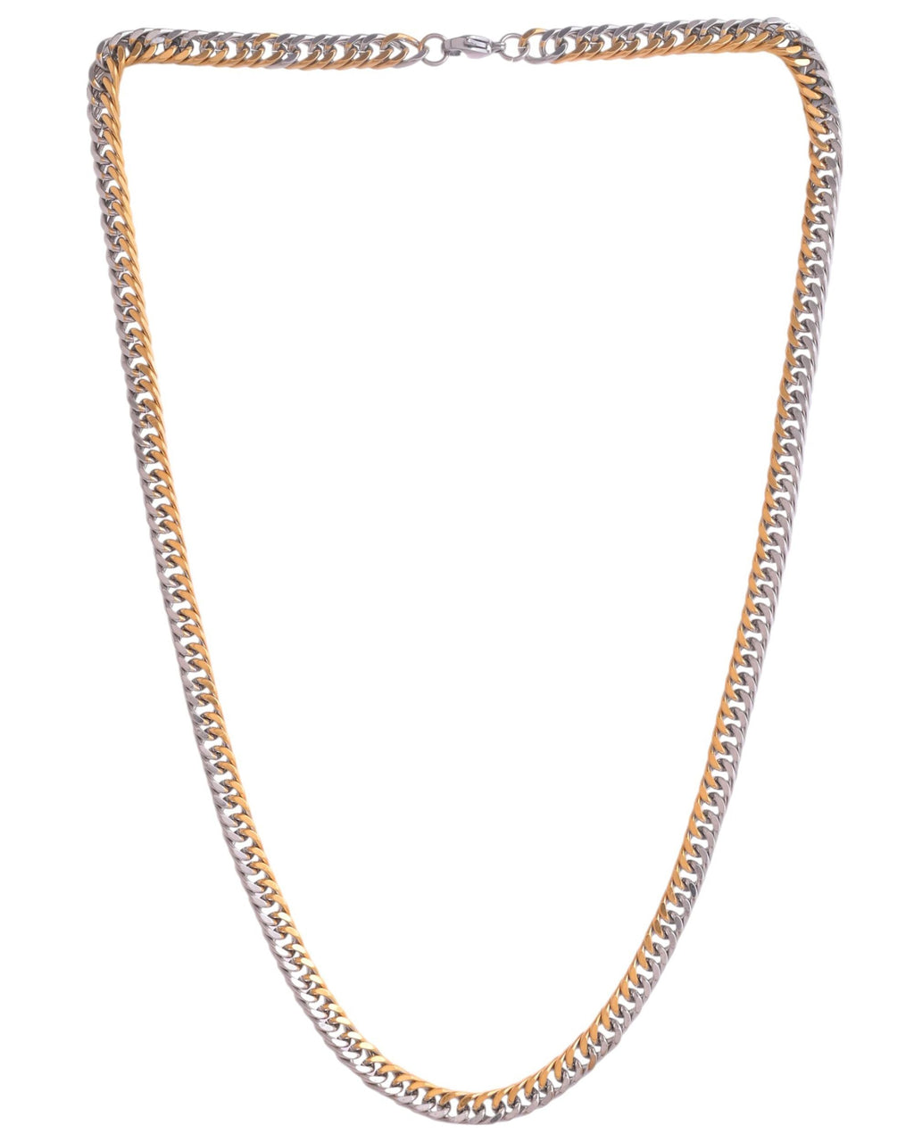 VOJ Men Dual-Plated Stainless Steel Fashionable Chain - Distacart
