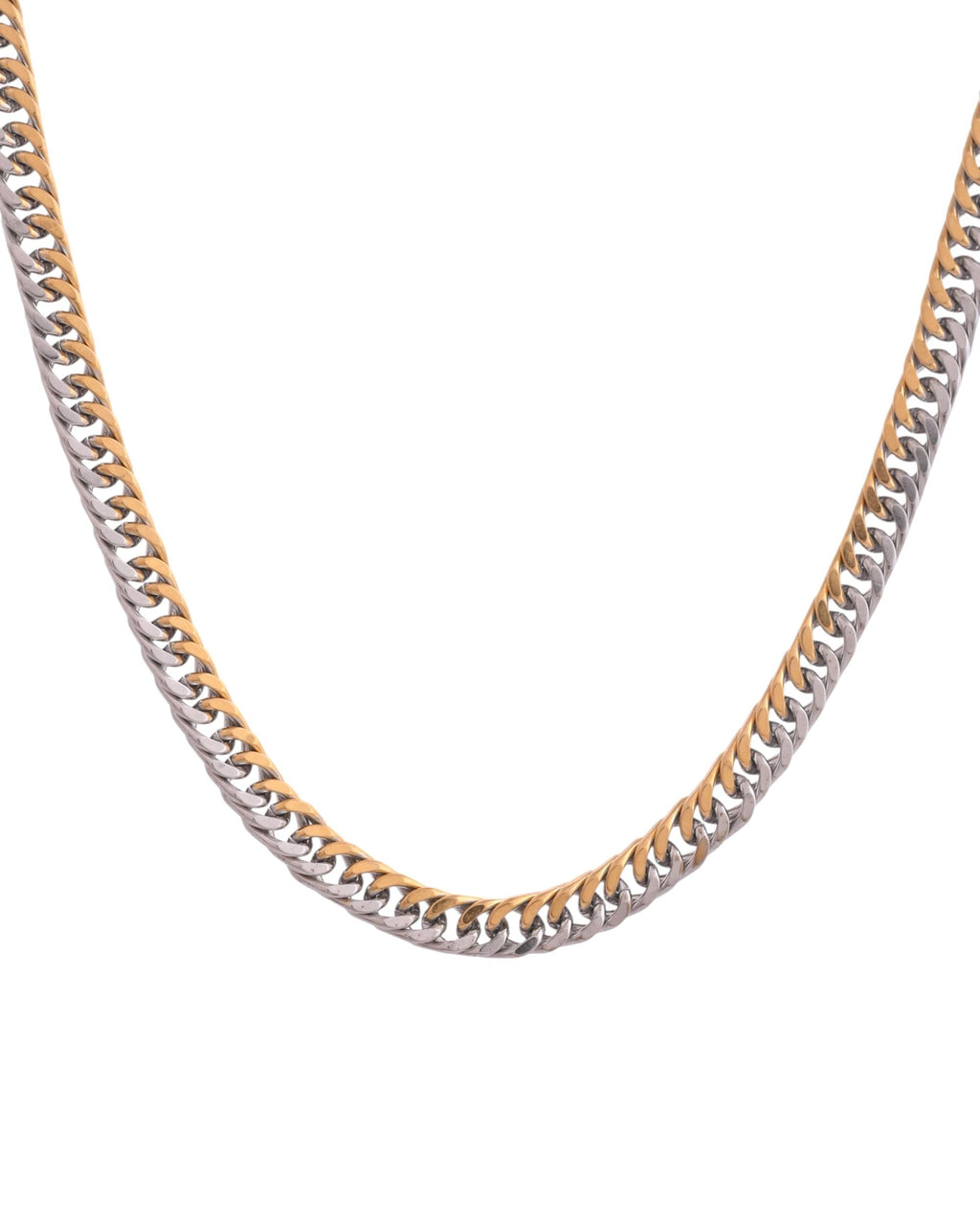 VOJ Men Dual-Plated Stainless Steel Fashionable Chain - Distacart