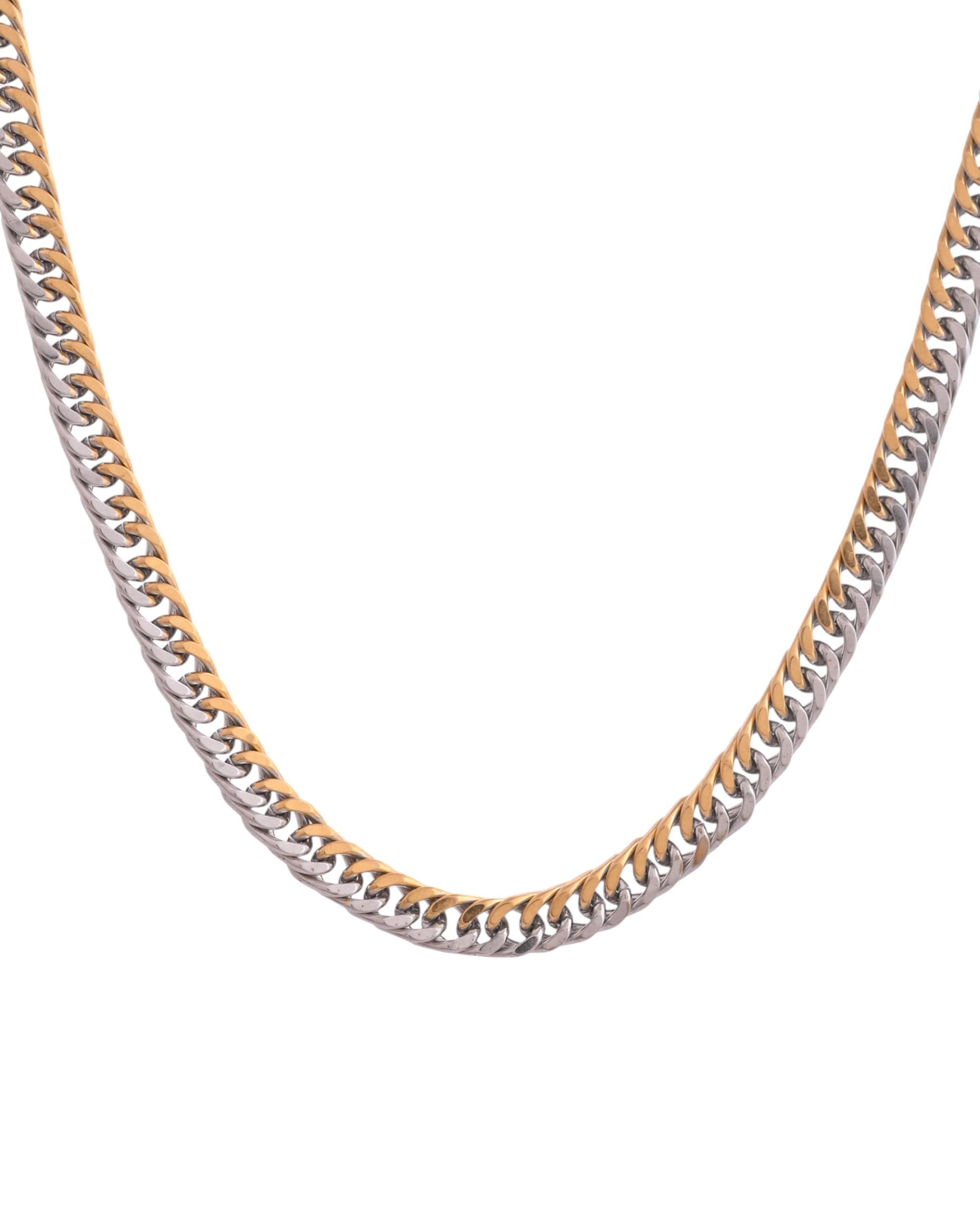 VOJ Men Dual-Plated Stainless Steel Fashionable Chain - Distacart