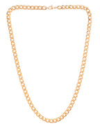 VOJ Gold Polished Stainless Steel Classic Linked Chain For Men - Distacart
