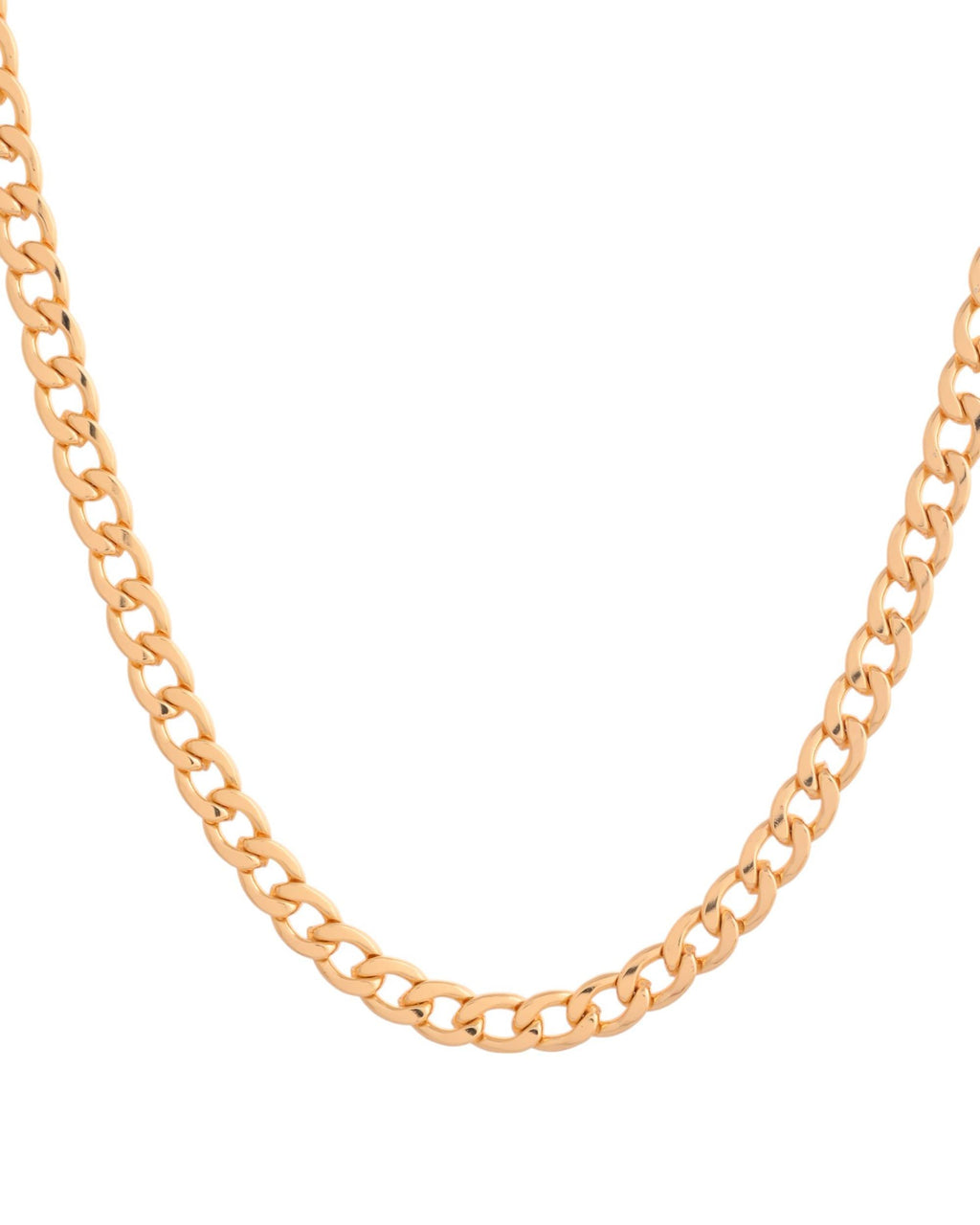 VOJ Gold Polished Stainless Steel Classic Linked Chain For Men - Distacart