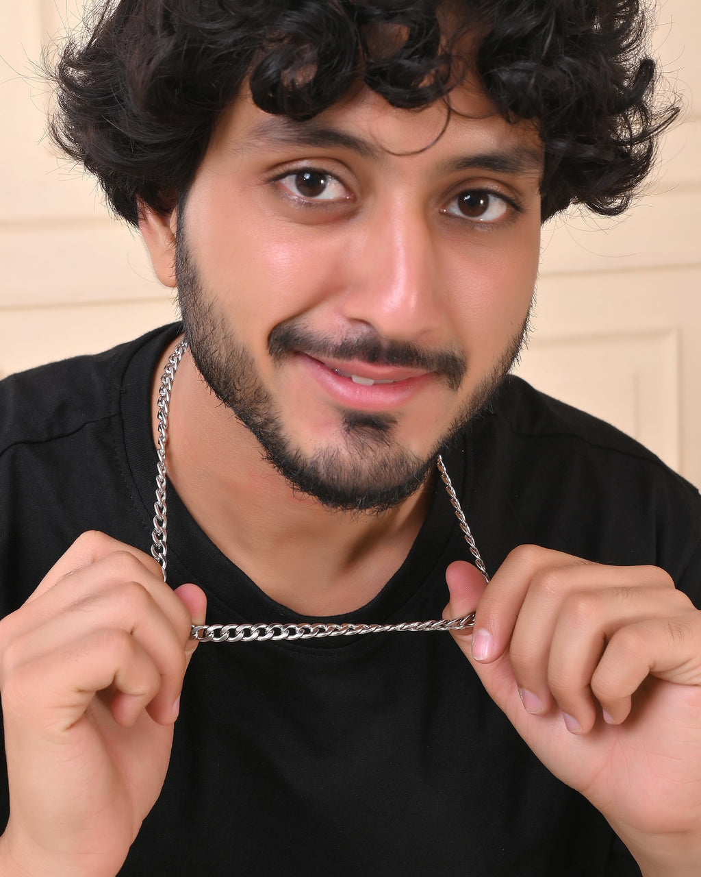 VOJ Silver Plated Stainless Steel Classic Linked Chain For Men - Distacart