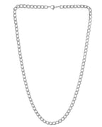 VOJ Silver Plated Stainless Steel Thick Linked Chain For Men - Distacart