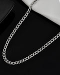 VOJ Silver Plated Stainless Steel Thick Linked Chain For Men - Distacart