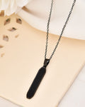 VOJ Men's Stainless Steel Chain With geometrical Shaped Pendant - Distacart