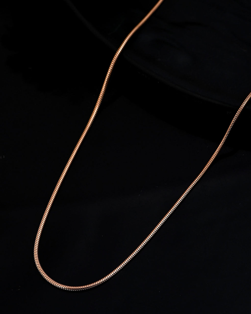 VOJ Copper Gold Polished Minimal Chain For Men - Distacart