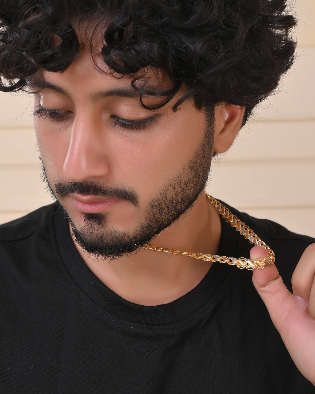VOJ Men Dual-Plated Designer Chain - Distacart