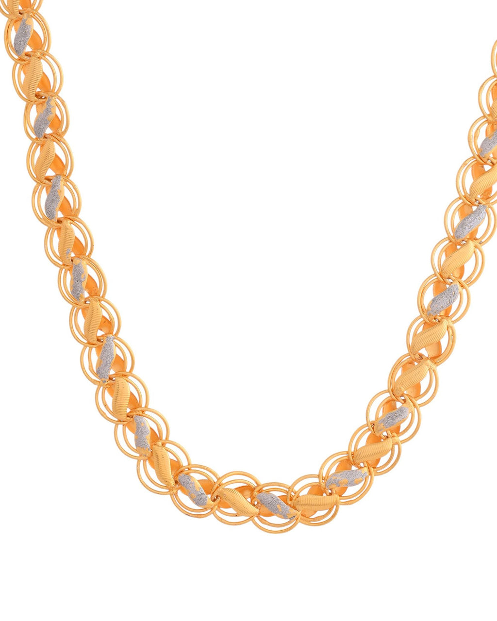 VOJ Men Dual-Plated Designer Chain - Distacart