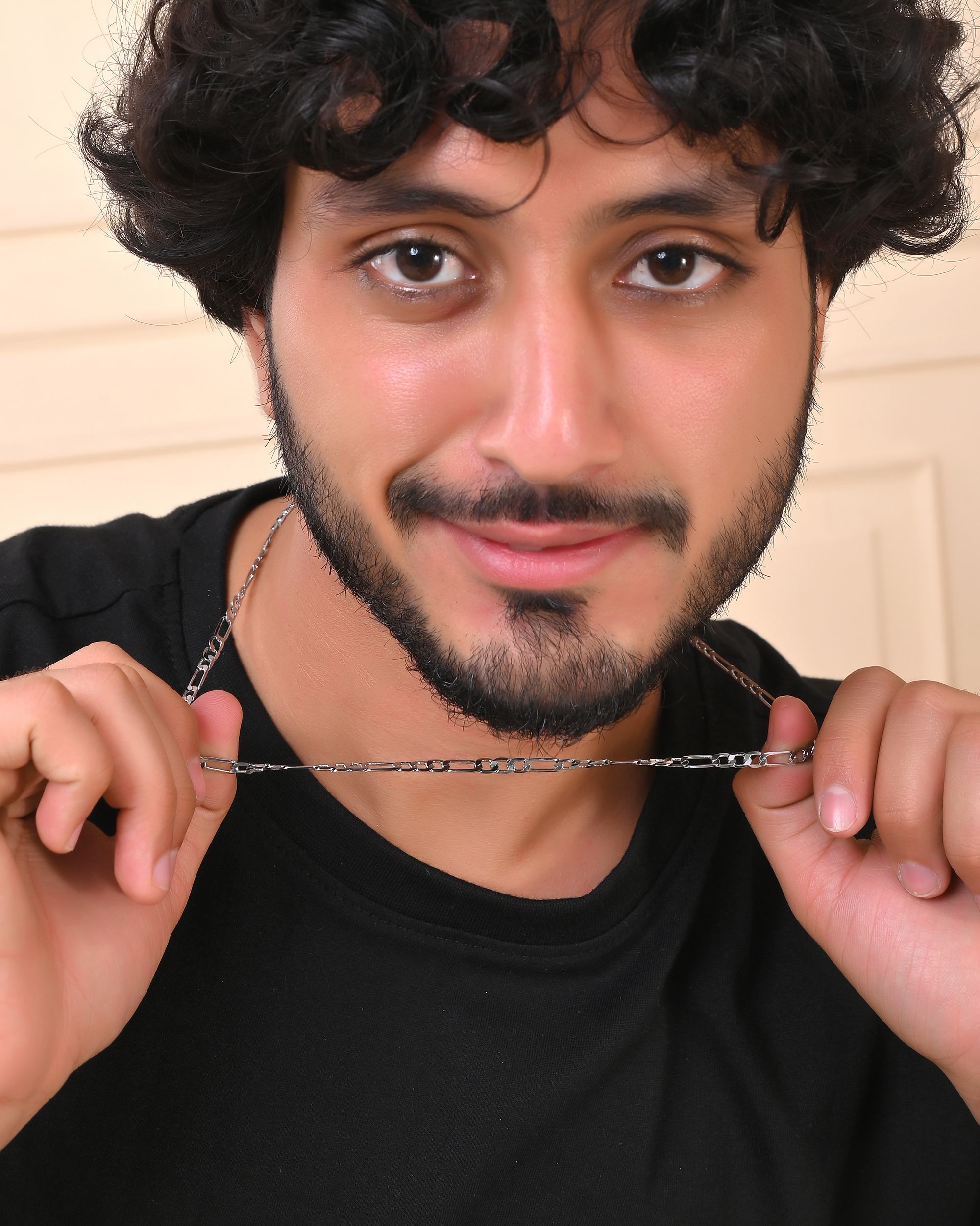 VOJ Men's Silver Plated Linked Chain - Distacart