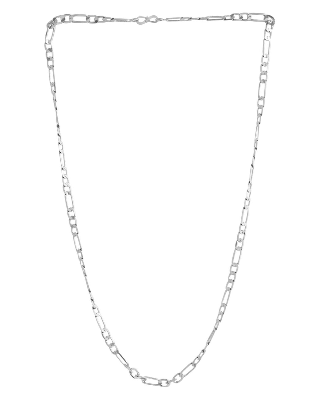 VOJ Men's Silver Plated Linked Chain - Distacart