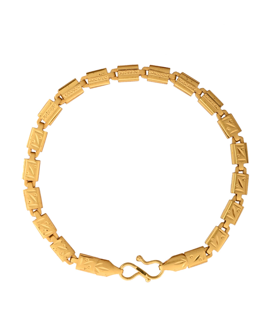 VOJ Gold Polished Handcrafted Elegant Bracelet - Distacart