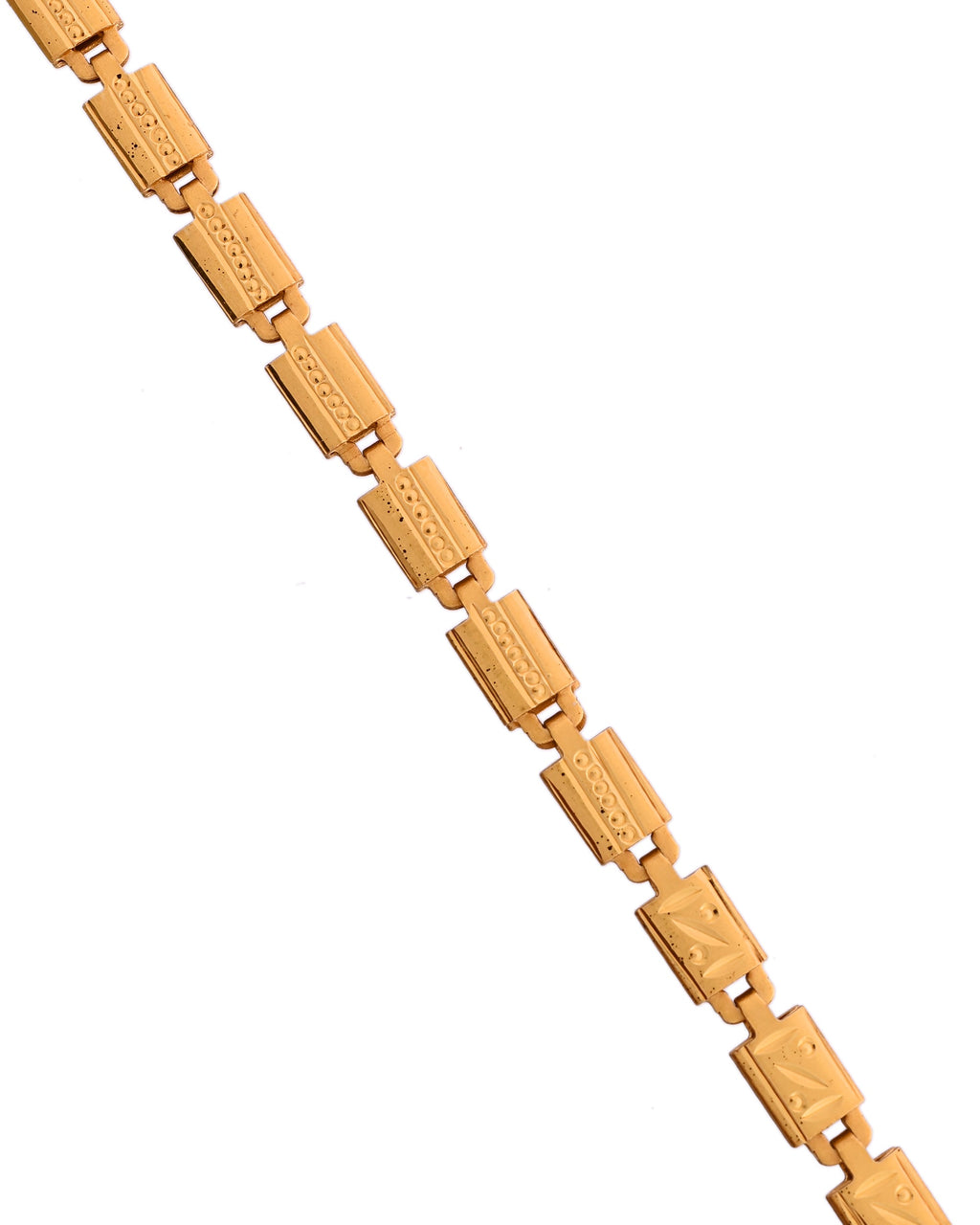 VOJ Gold Polished Handcrafted Elegant Bracelet - Distacart