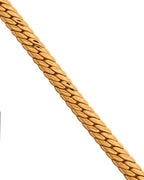 VOJ Gold Polished HandCrafted linked Bracelet