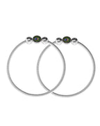 VOJ Set of 2 Silver Plated Elasticated Evil Eye Anklet - Distacart