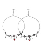 VOJ Set of 2 Silver Toned Fish Designed Anklet