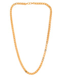 VOJ Men Stainless Steel Gold Polished Square Shaped Chain - Distacart