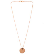 VOJ Gold Polished Chain With Circular Pendant - Distacart