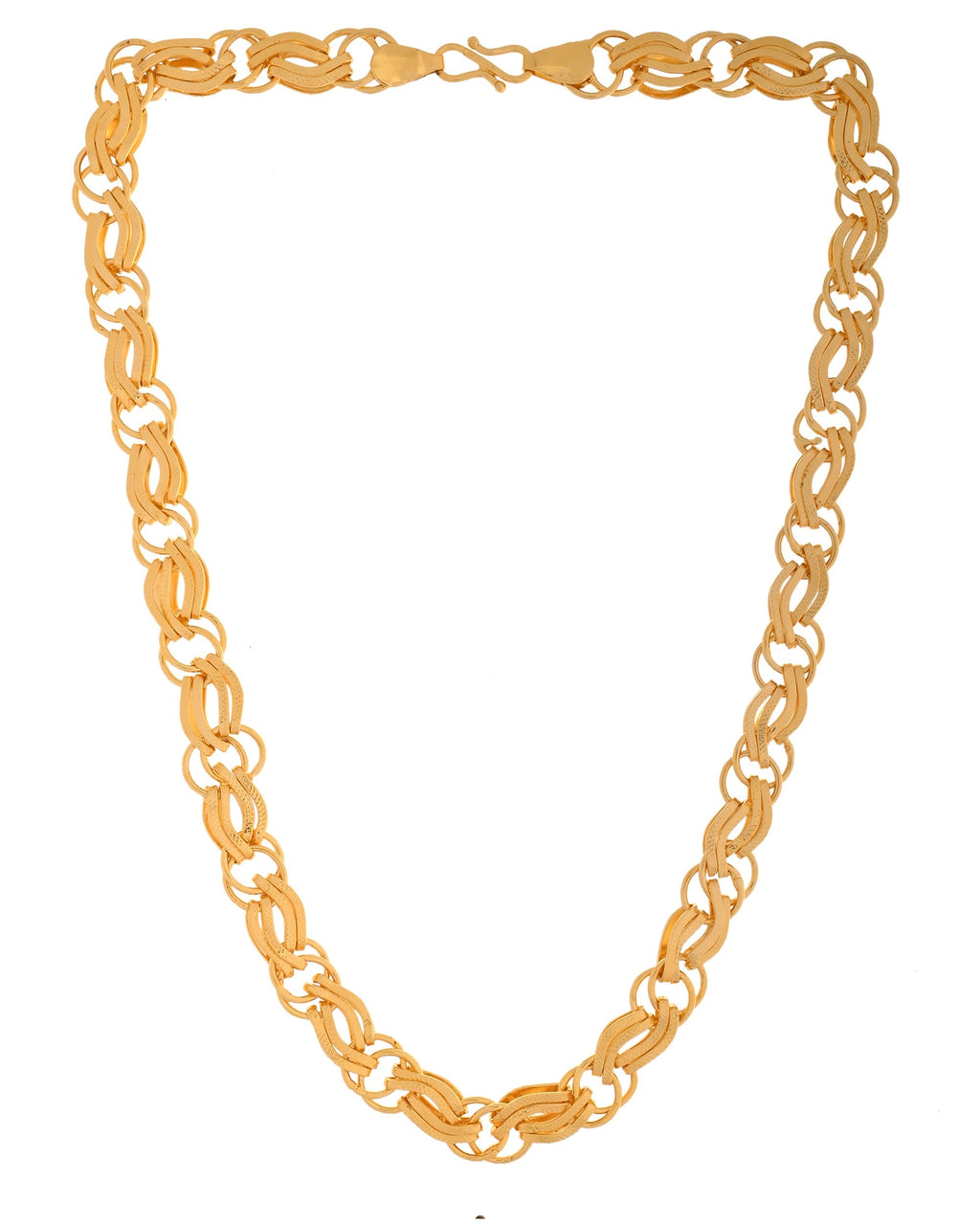 VOJ Gold Polished Stylish Stainless Steel Chain For Men - Distacart