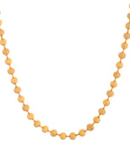 VOJ Men Gold Polished Ball Studded Elegant Chain - Distacart