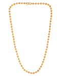 VOJ Men Gold Polished Ball Studded Elegant Chain - Distacart