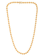 VOJ Men Gold Polished Ball Studded Elegant Chain - Distacart