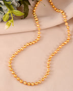VOJ Men Gold Polished Ball Studded Elegant Chain - Distacart
