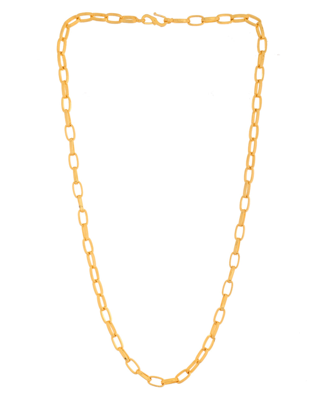 VOJ Gold Polished Stainless Steel Linked Chain For Men - Distacart