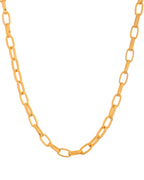 VOJ Gold Polished Stainless Steel Linked Chain For Men - Distacart